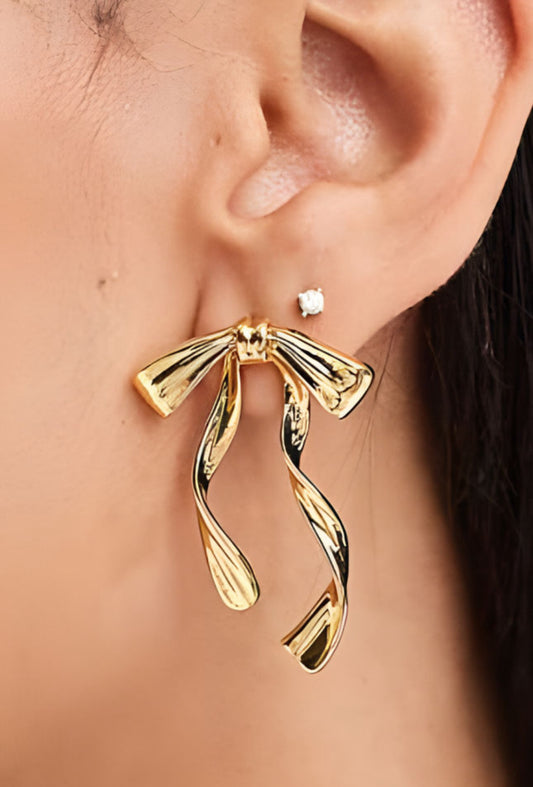 Bow earrings